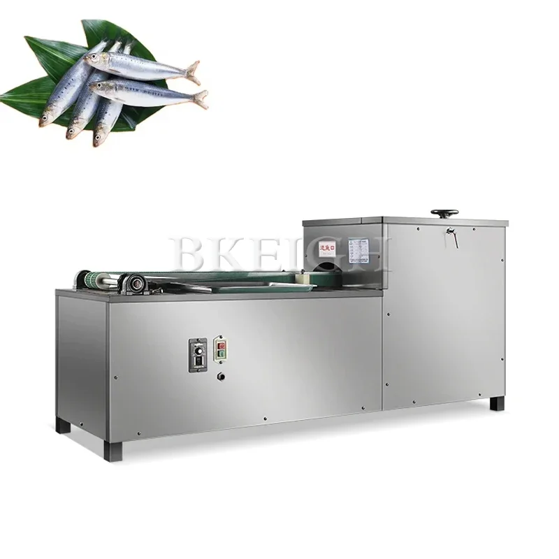 Commercial High-Speed Fish Back Opening Machine, Automatic Fish Killing Machine, Fish Cleaning Machine