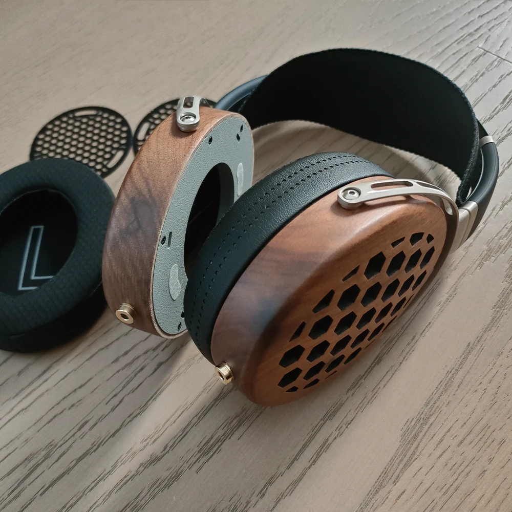 DIY Walnut Headphone Shell Kit for Headphones. Accessories for Over-Ear Headphones