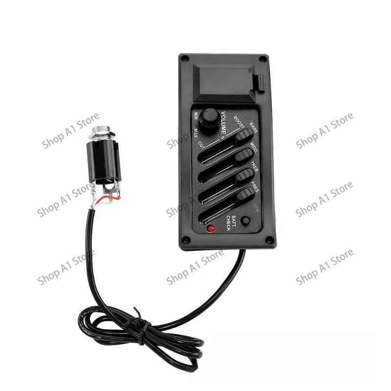 Four-segment acoustic guitar pickup, acoustic guitar electric box pickup, pickup, musical instrument accessories