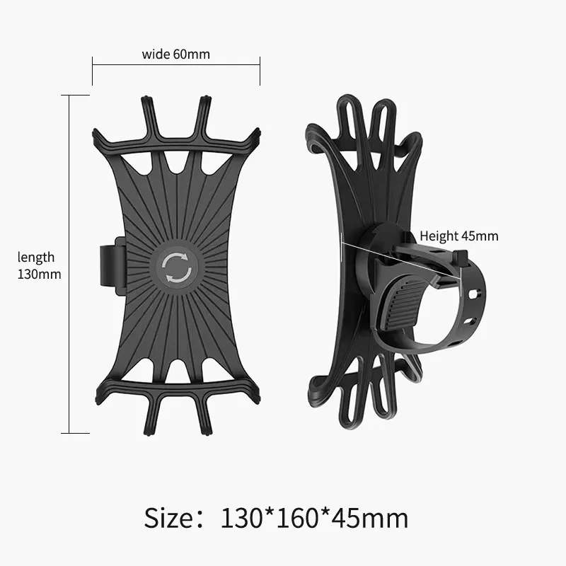 Soporte de teléfono Universal a prueba de golpes, elástico, de silicona, DVR, GPS