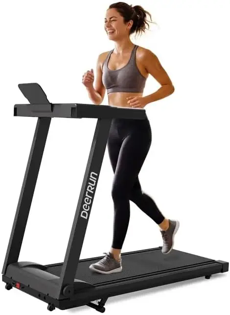 Folding Treadmill for Home, Walking Pad Featuring Incline