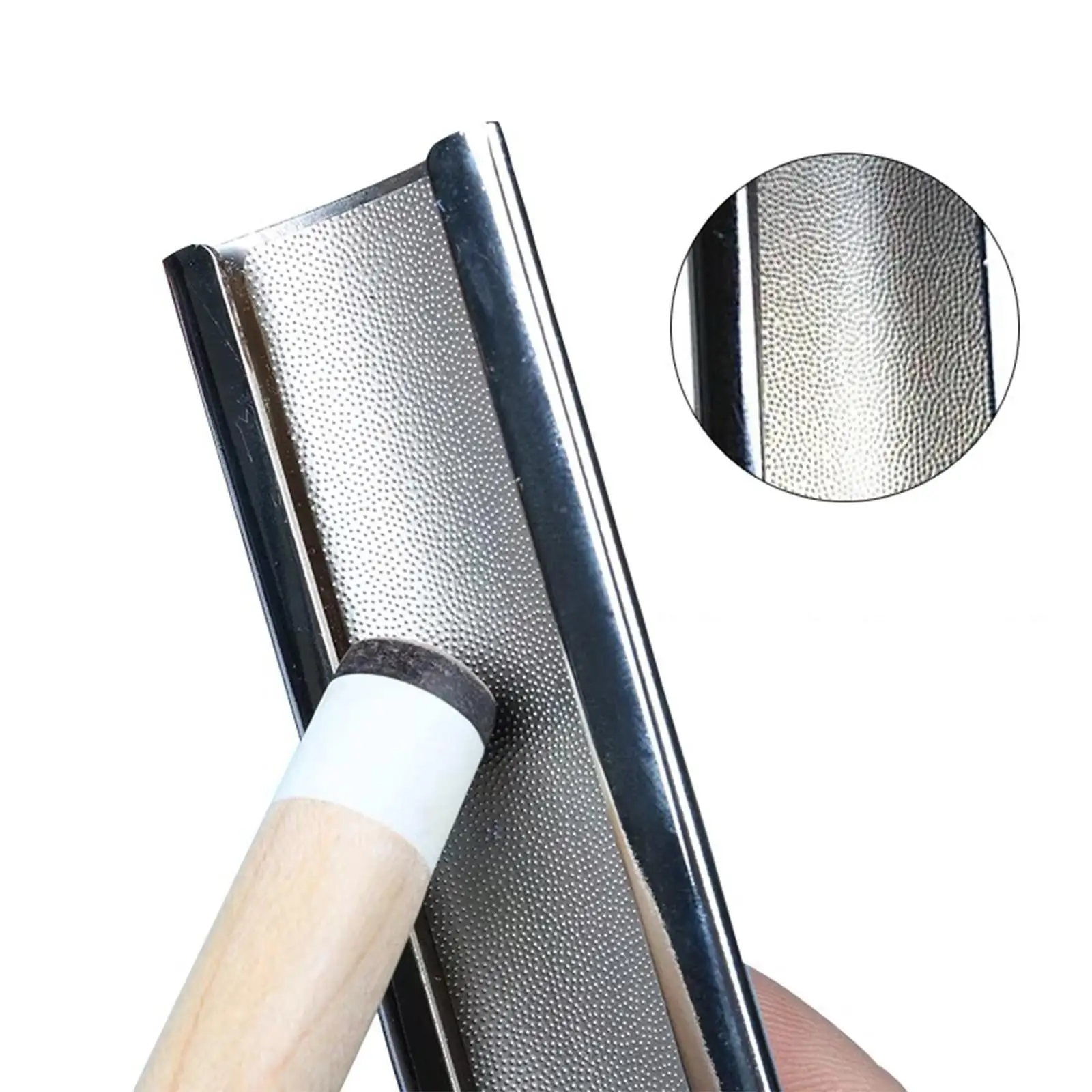 

Pool Cue Tip Burnisher Trimmer Scuffer Repair Tool Metal Accessory for Billiards Cue Stick Maintenance
