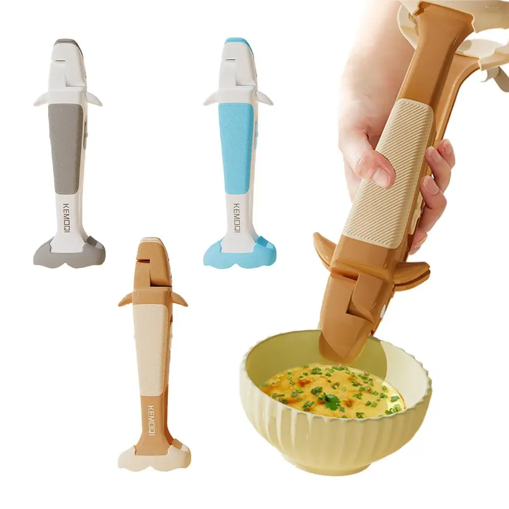 

Зажим для защиты от ожогов с изображением кита, кухонный противоскользящий поднос 2-в-1, кухонная чаша, держатель для выпечки, термостойкий поднос, держатель для пароварки, гаджета E2G7