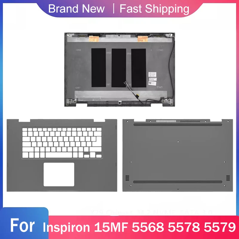 New Bottom Base Case For Dell Inspiron 15MF 5568 5578 5579 Series Laptop Accessories LCD Back Cover Palmrest Upper A C D Cover