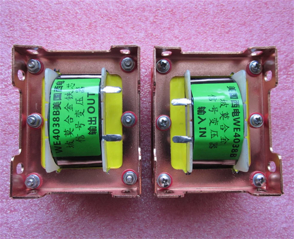 Permalloy Iron Core 600:2K4  Made of WE West Electric 4036B Signal Input Transformer 10HZ-20KHZ -0.2DB 35KHz -0.5DB 43KHZ-1DB