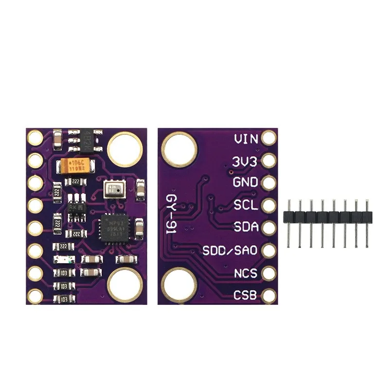 GY-91 MPU9250 + 10 dof BMP280 acceleration gyroscope compass nine shaft sensor module