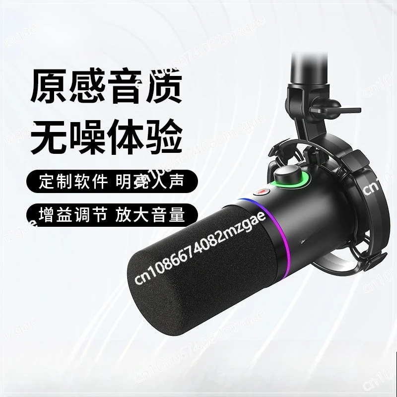 ميكروفون ديناميكي PD200X كمبيوتر خاص لتسجيل ومعدات الدبلة وميكروفون راديو فلاش لتقليل الضوضاء