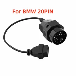 OBD OBD2 Adapter For BMW 20pin to OBD2 16PIN Female Connector e36 e39 X5 Z3 For BMW 20 pin OBD2 car diagnostic cable