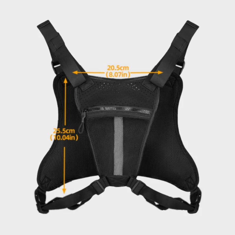 Pacote de peito para esportes ao ar livre |   Bolsa de cintura de viagem EDC |   Pacote de caminhada com corrida mãos-livres para telefone, carteira e itens essenciais