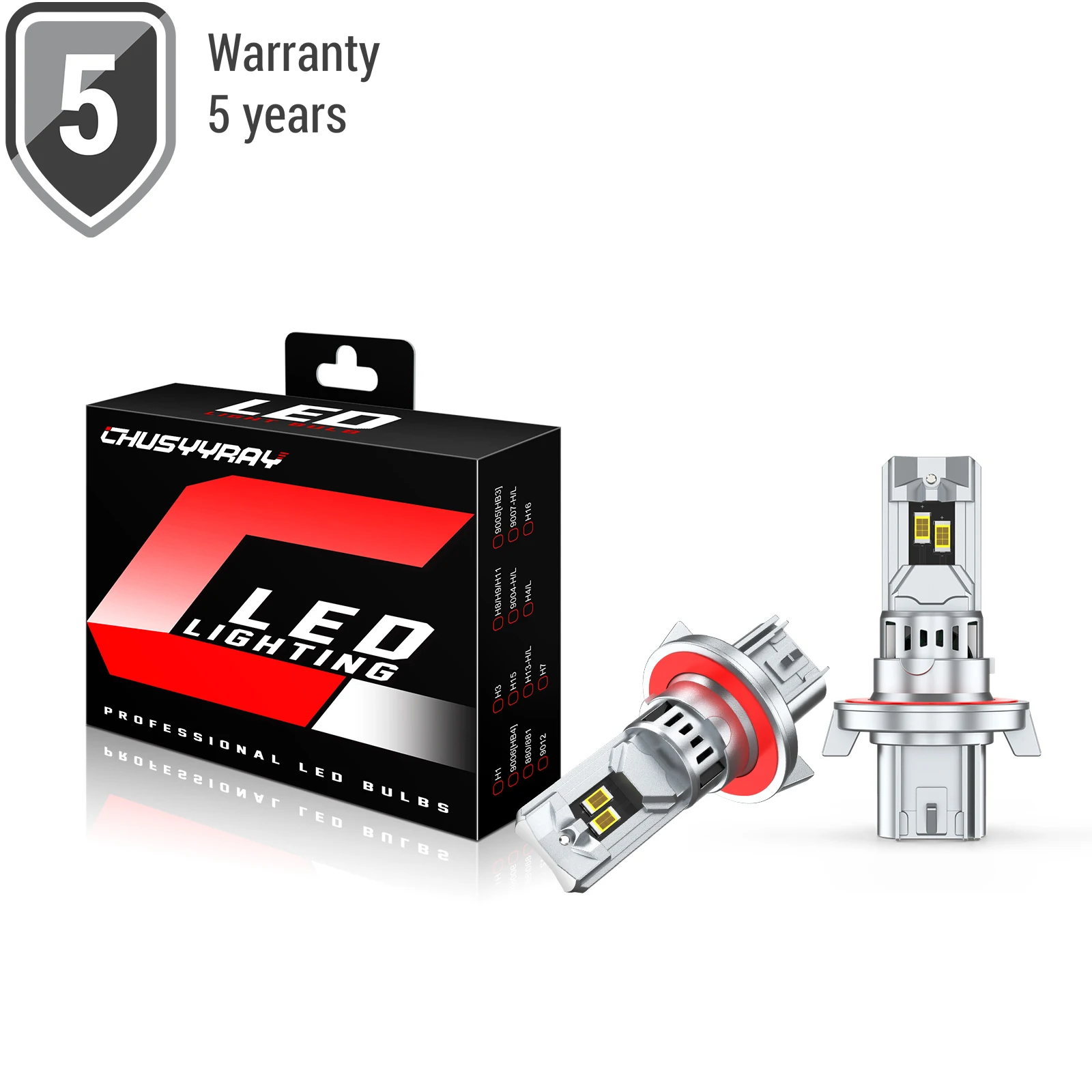 CHUSYYRAY H13 9008 LED Headlight Bulbs IP68 Waterproof Short Installation Time Conversion Kit  for Ford F250 F350 Super Duty 2005-2022