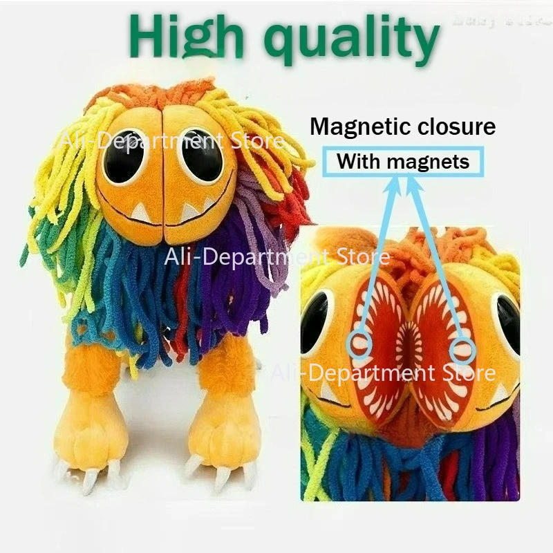 Poupée Yarnaby 25 cm, créatures de cauchemar, lion souriant coloré, coussin décoratif pour chambre à coucher, canapé, cadeaux d'anniversaire, jouets pour enfants