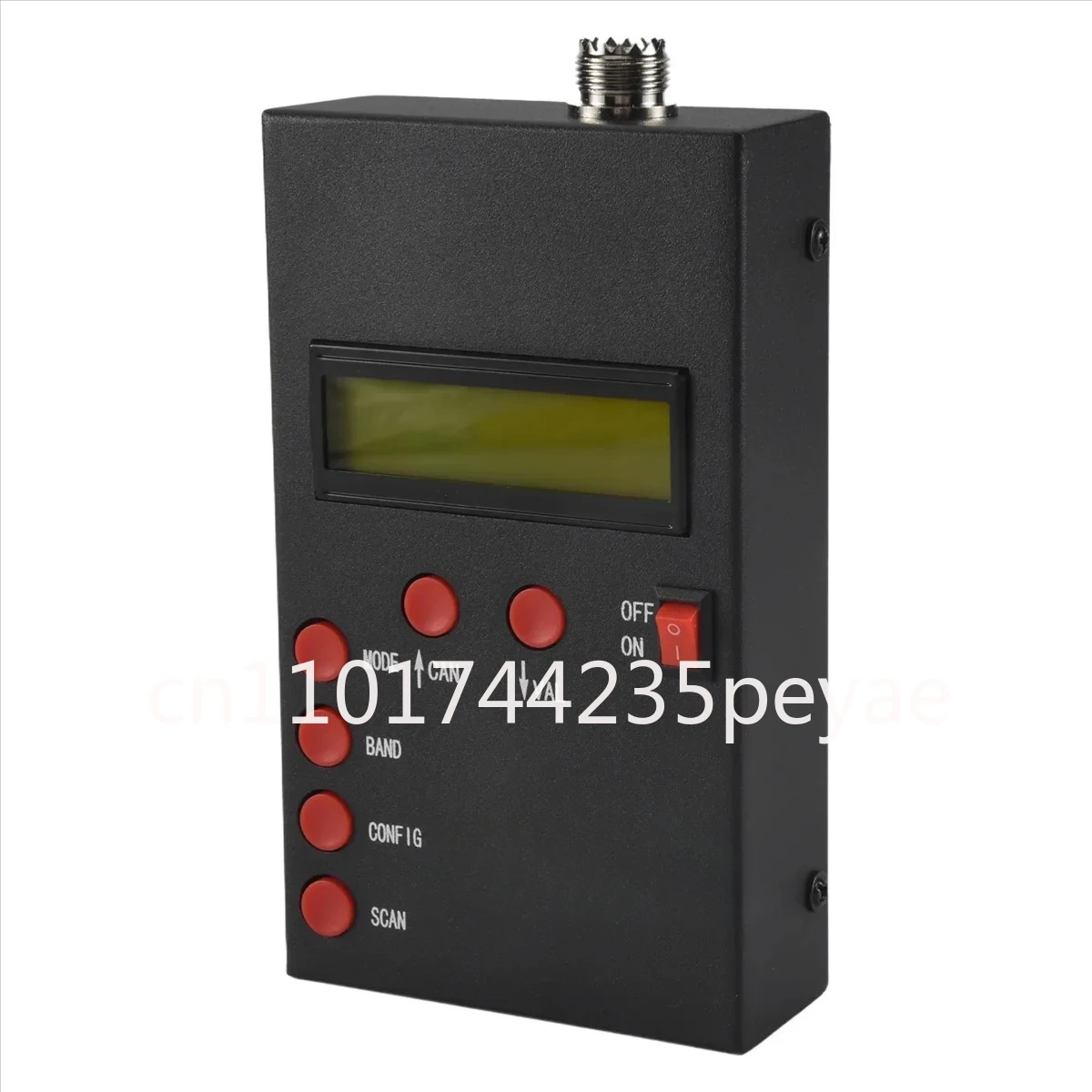 AT59 SARK100 Antenna Analyzer Meter 1-60MHz Shortwave SWR Antenna Analyzer with 1.0 to 9.99 SWR Usable Measurement Range