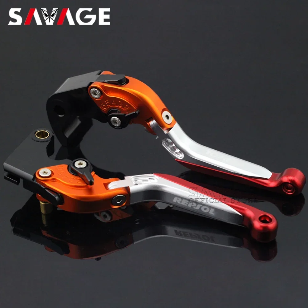 Folding Brake Clutch Lever For HONDA CBR600RR 2003-2021 CBR1000RR 2004-2019 CBR RR Motorcycle Accessories Extendable Logo REPSOL