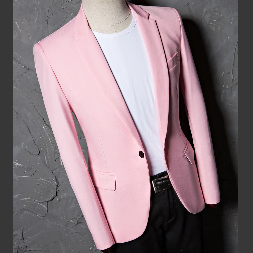 Men\'s Suit Jacket Latest Coat Designs Men Pink Suits Wedding Suit Dresses Slim Fit Groom Best Men Male tuxedo costume homme