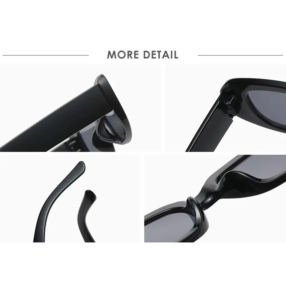 Fashion Retro UV400 Protection Candy Color Rectangle Sunglasses Y2K Sun Glasses Vintage Shades Sunglasses for Women Men