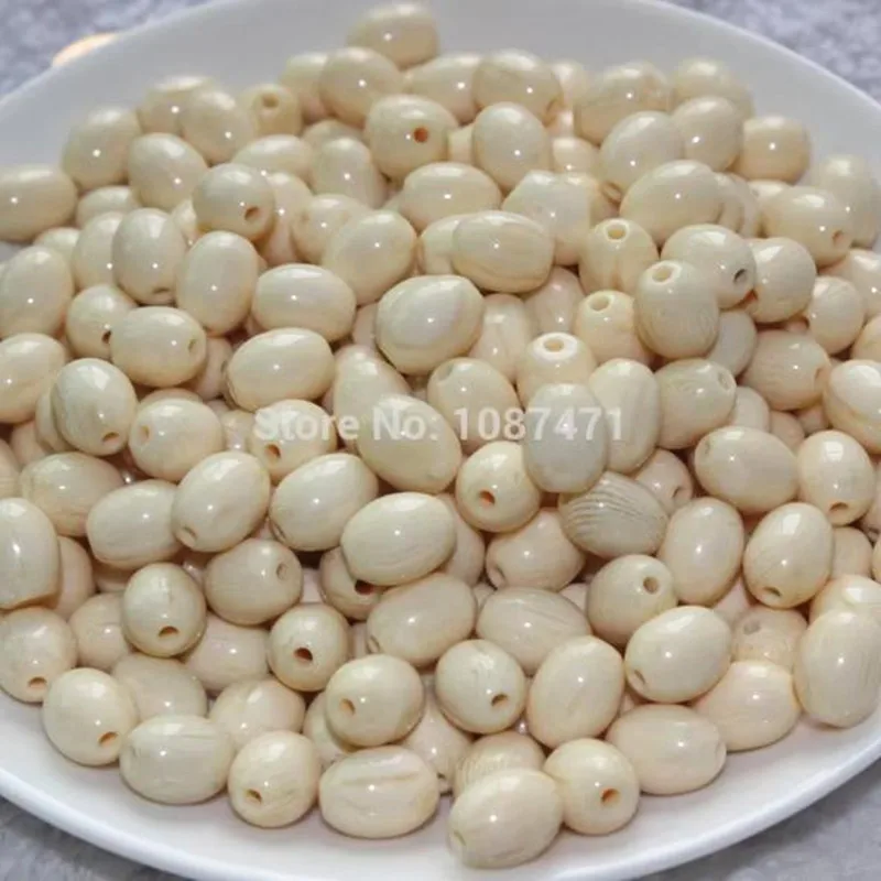 100pcs High imitation ivory 8mmx12mm oval shaped beads jewelry beads Bracelet accessories