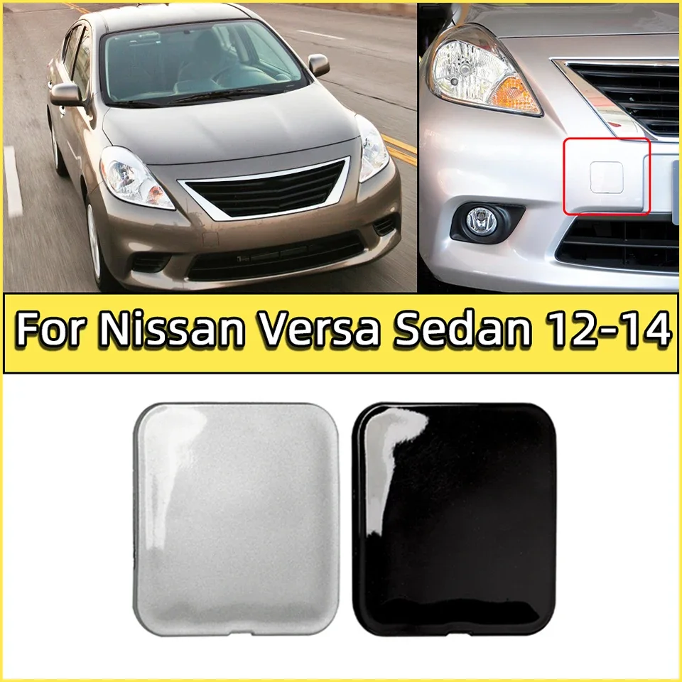 Tapa de cubierta de ojo de gancho de remolque de parachoques delantero para Nissan Versa Sedan, 2012, 2013, 2014, 622A0-3BA0H, 622A03BA0H, embellecedor de tapa de transporte