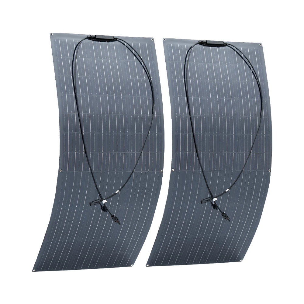 280W 140W Flexibles Solarpanel 12V Kit Komplettes Photovoltaik-Panel-System für Haus, Auto, Wohnmobil, Dach, RV EU-Lager DHL-Versand