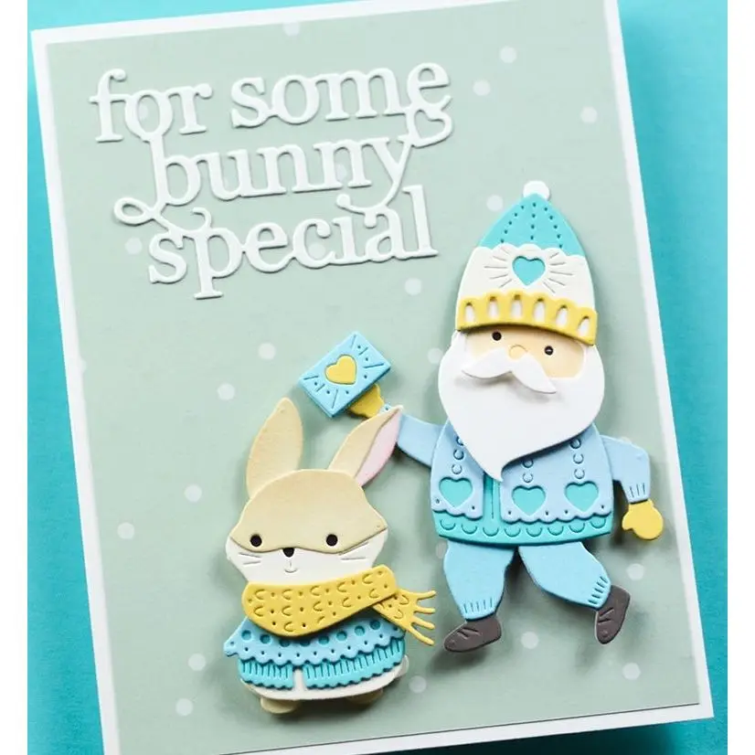 Hello Spring Heart Gnome Joyful Easter Wishes Floral Butterfly Basket Bunny Dies 2025 New Metal Cutting Dies DIY Scrapbook Cards