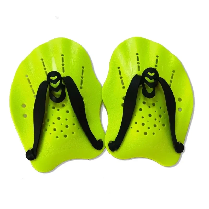 1pair Adult Hand Pu Men\'s and Women\'s Swimming Training Silicone Hand Web Protectors Adjustable Freestyle Hand Pu