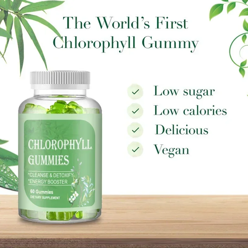 1 bottle of chlorophyll beauty and brightening promoting metabolic health food