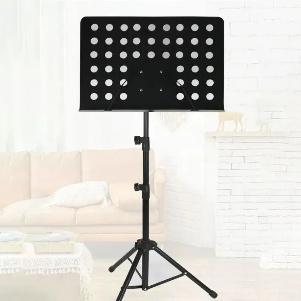 ارتفاع قابل للتعديل حامل الموسيقى حامل الكتب قابل للسحب المحمولة الموسيقى النتيجة حامل ثلاثي القوائم قابل للطي ورقة قوية حامل الموسيقى