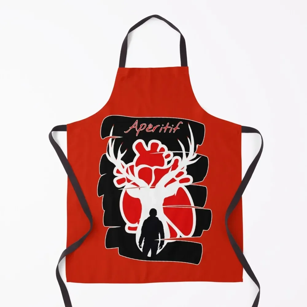 Hannibal Aperitif Pilot Episode Poster Apron Kitchenware Kitchen Apras For Women esthetician Restaurant Kitchen Equipment Apron