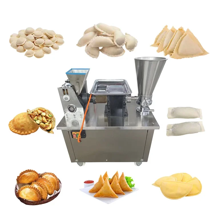Máquina automática de bola de masa hervida para restaurante, máquina para hacer dumplings 2 en 1, embalaje congelado, freír Paisen Samosa