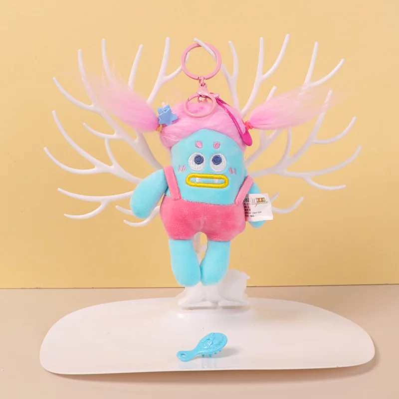 Nieuwe Netflix Lelijke Kleine Monster Pluche Pop Sleutelhanger Creatieve Grappige Cartoon Knuffel Rugzak Hanger Paar Geschenken