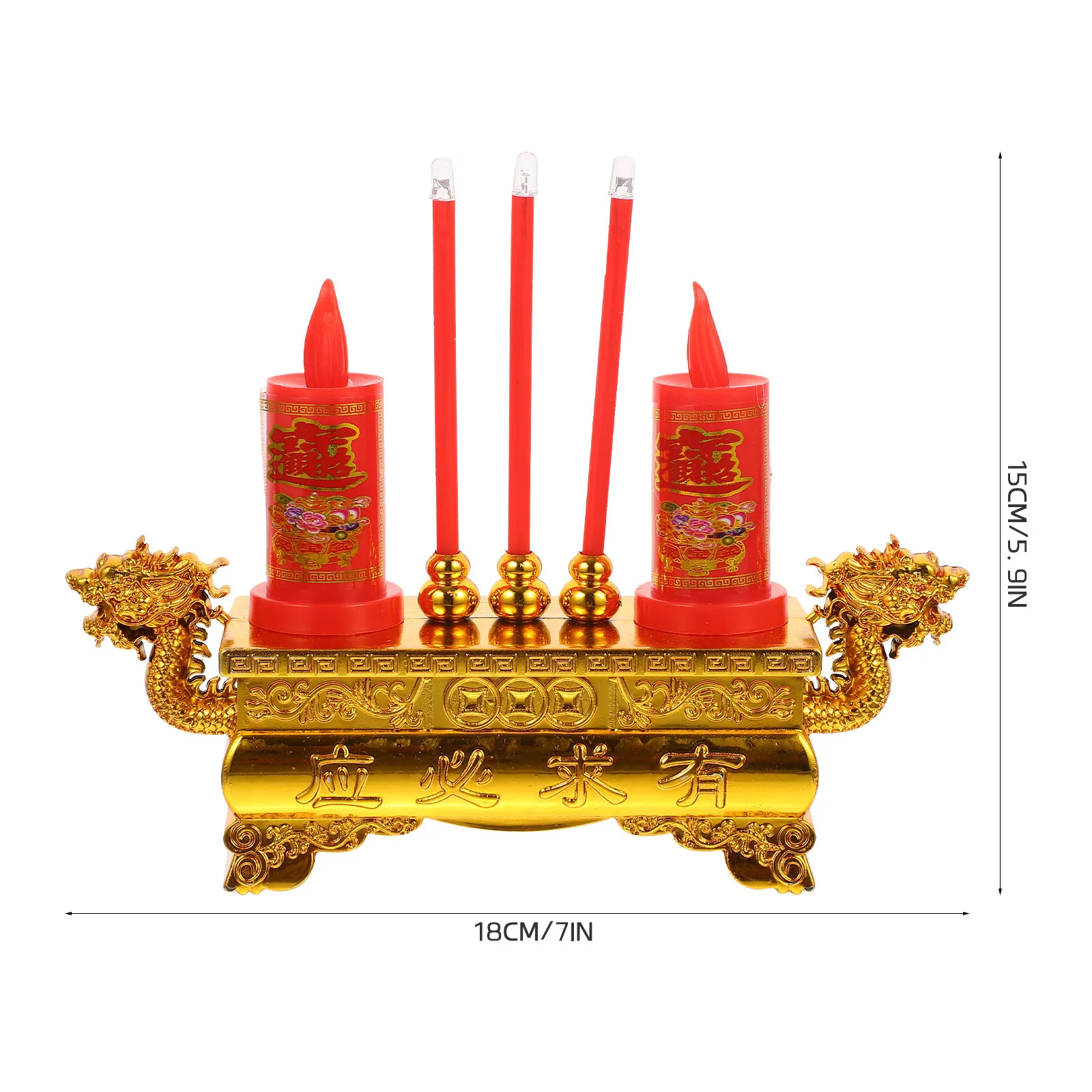 LED Electronic Incense Burner Plastic Offering Sacrifice Decorative Censer Desktop Smoke Free Vintage Electric Incense Burner