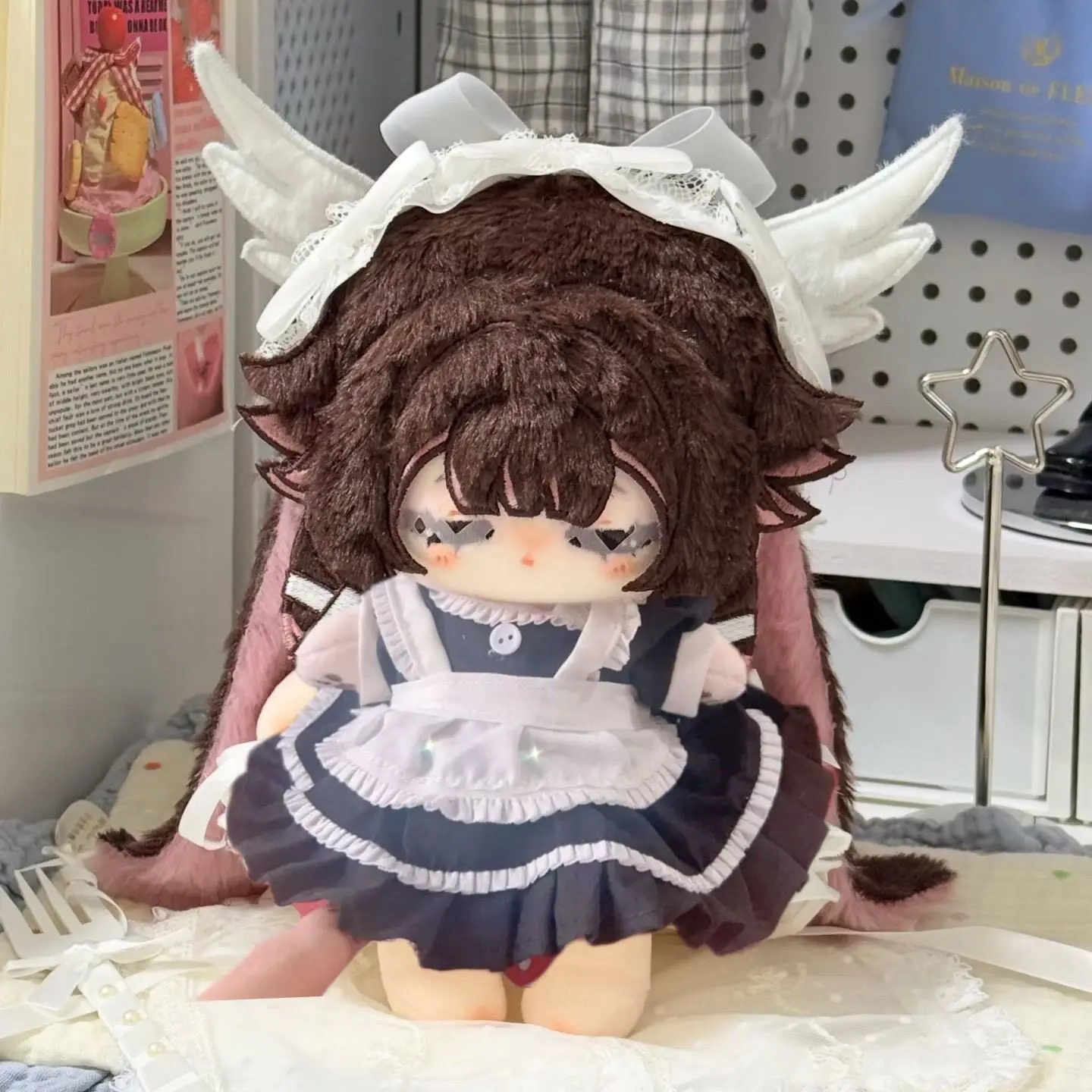 新モデル原神コロンビナガール20cmコットン人形キュートなドレスアップぬいぐるみ大人と子供向けギフトコレクション用
