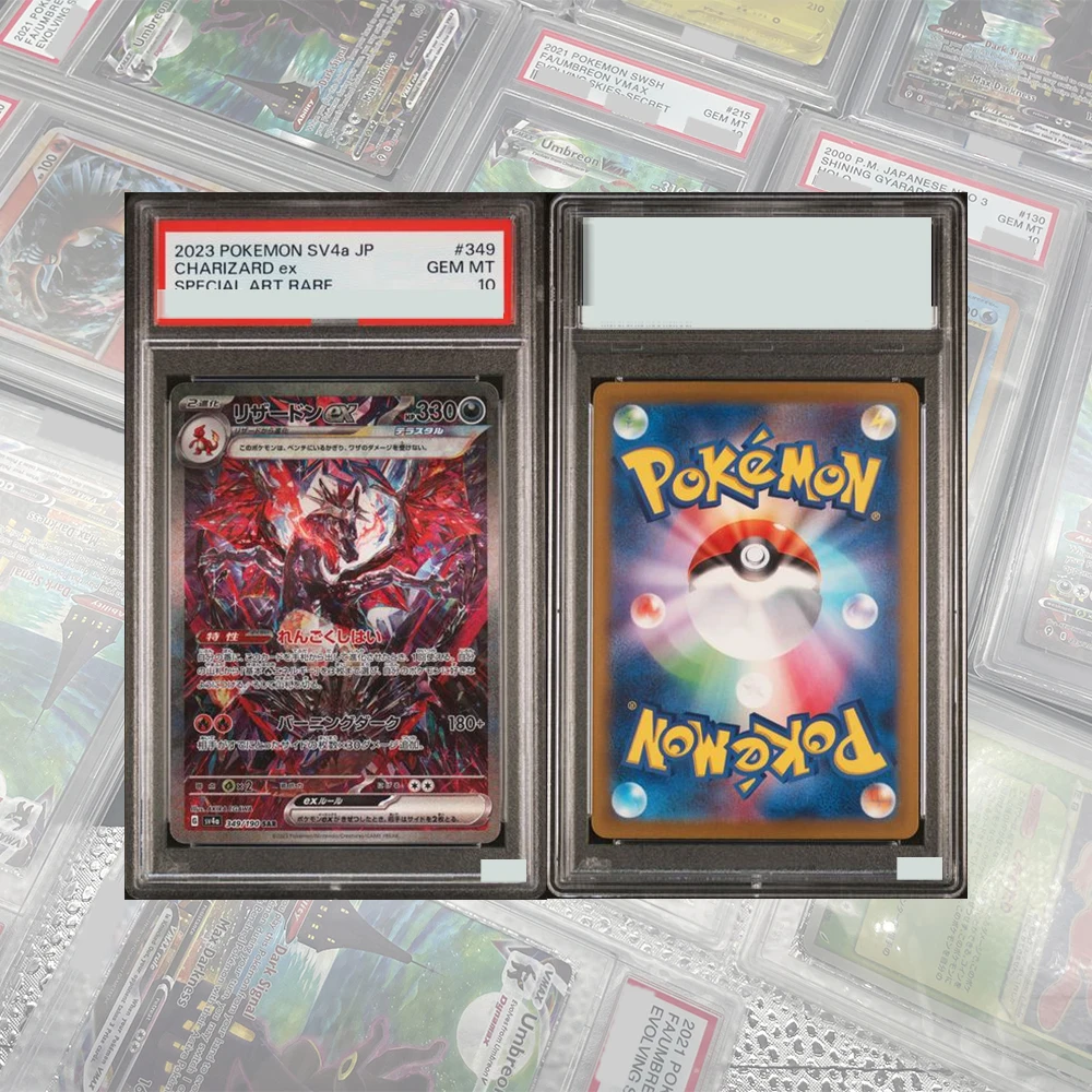 2023 JPN SV3-RULER OF THE BLACK FLAME #134 CHARIZARD EX DIY PROXY PTCG GRADED COLLECTION CARD HOLOGRAPHIC LABEL CHILD GIFTS