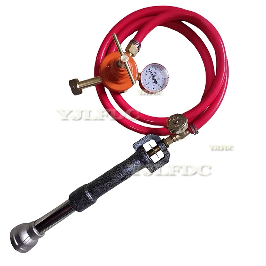 Propane Gas Forge Burner With Hose Regulator Blacksmith Knife Making Melt Furnace Air Choke Raku Kiln Farrier