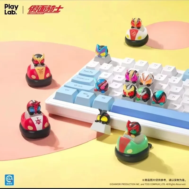 

Kamen Rider Key Caps Blind Box Pressable Pop Mechanical Keyboard Keycaps Desk Ornament Bag Charm Boys Collectible Gift