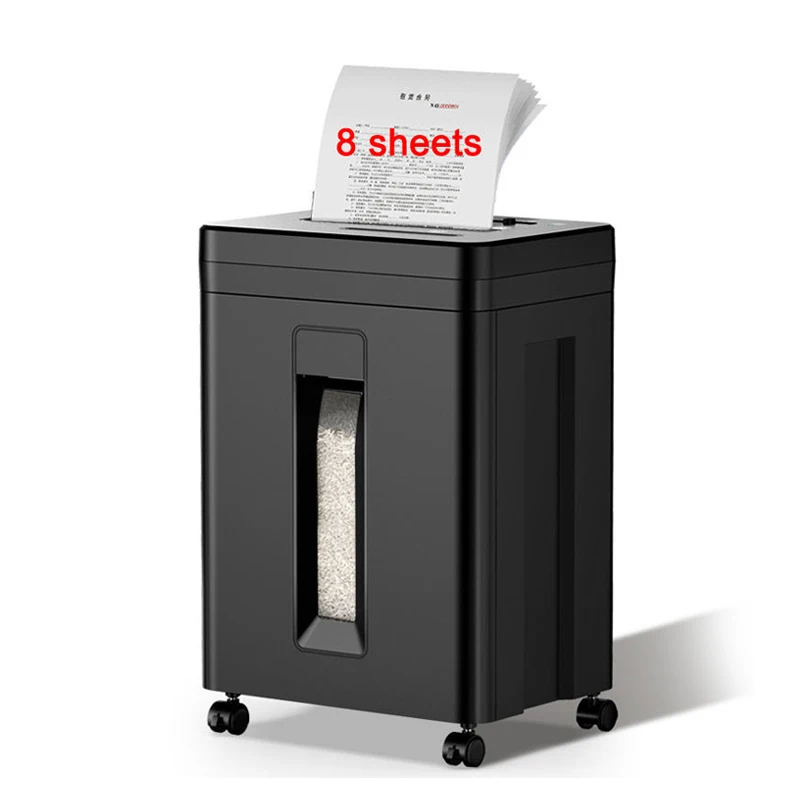 Heavy Micro Cut 2*10mm Office Paper Shredder 22L Pull-Out Bin Electric for CD Documents and