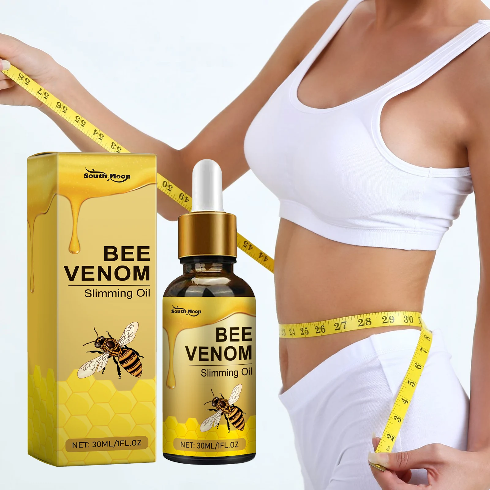South Moon Bee Venom Slimming/Shaping Essential Oil Shaping Firming Skin Curve Body Slimming Body Shaping Essential Oil