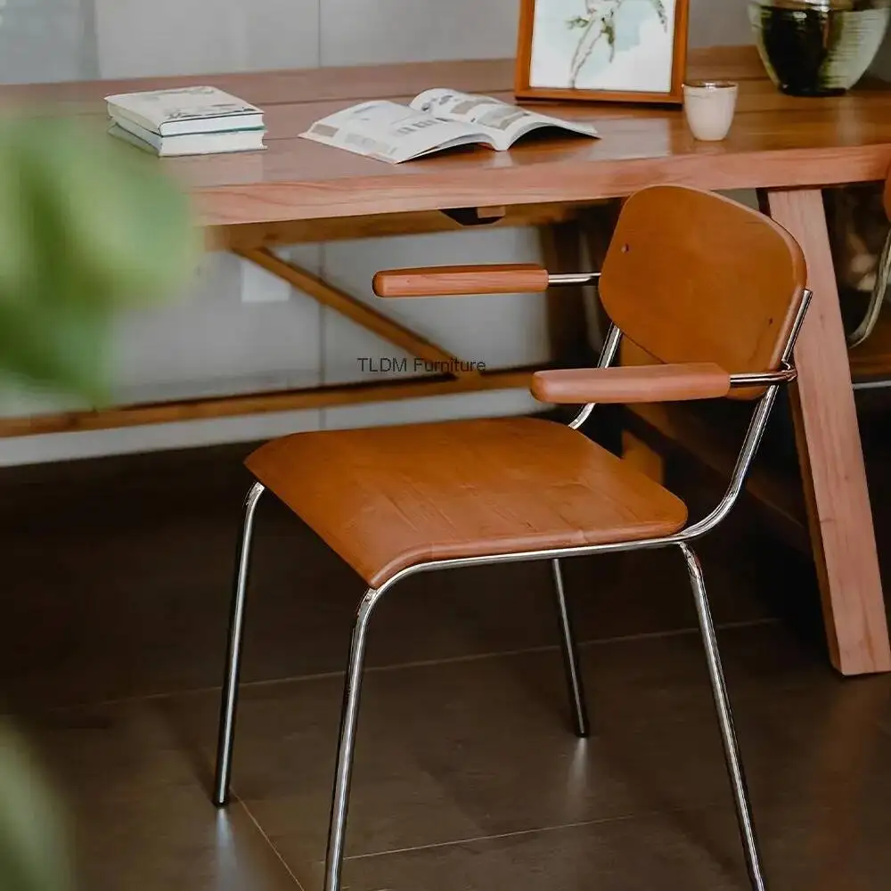 

Office Kitchen Bar Chairs Accent Reception Desks Counter Minimalist Bar Stools Aluminum Make Up Chaise De Bar Salon Furniture