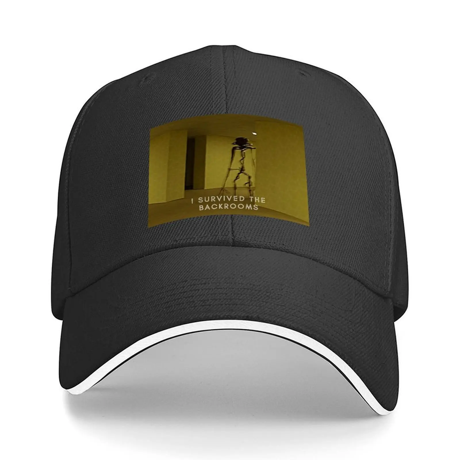 

I survived the backrooms Baseball Cap black tactical cap funny hat hats on offer For Man Women's