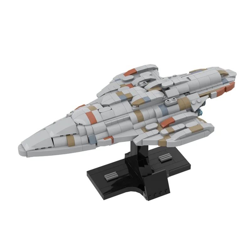 620 elementów Star Battle Movie MOC MC80 Liberty Typ Ciężki Krużowiec Kosmiczny model DIY kreatywne pomysły Zabawka dla Dzieci Puzzle do Składania Prezent Urodzinowy