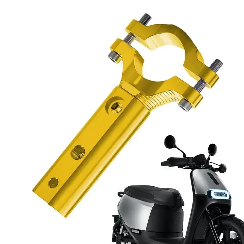 Motorcycle handlebar extension bracket, adjustable handlebar extension CNC aluminum raised spotlight mounting bracket mirror