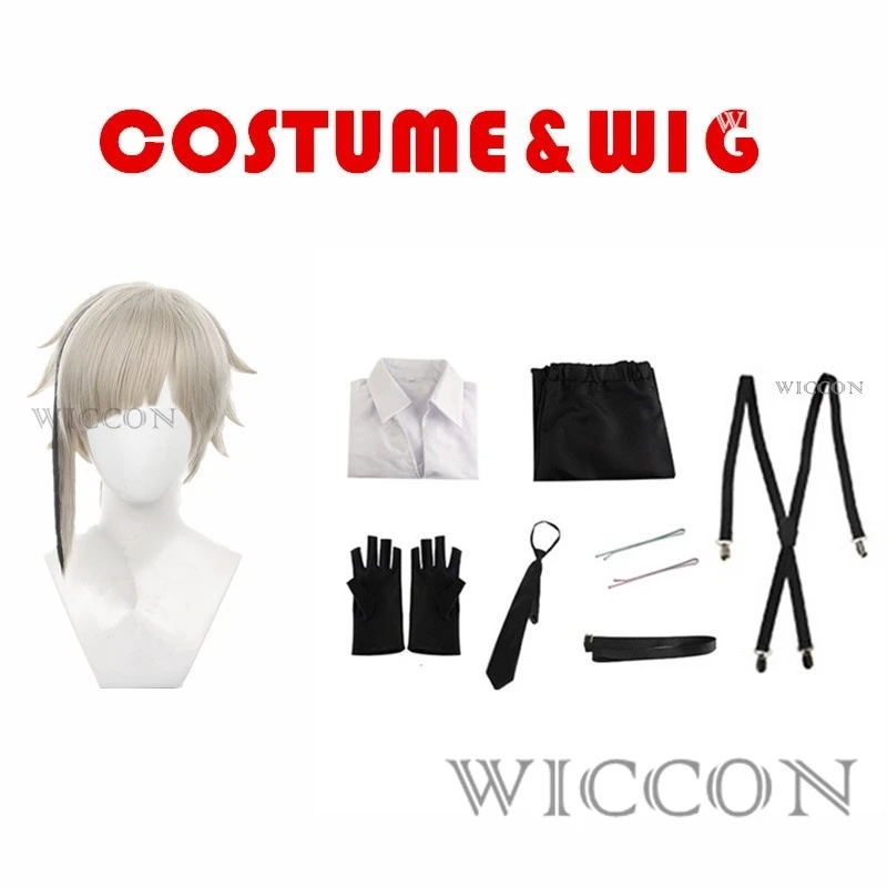Anime BSD Atsushi Nakajima Cosplay Costumes Shirts Pants Set Uniform Halloween Christmas Party Clothes