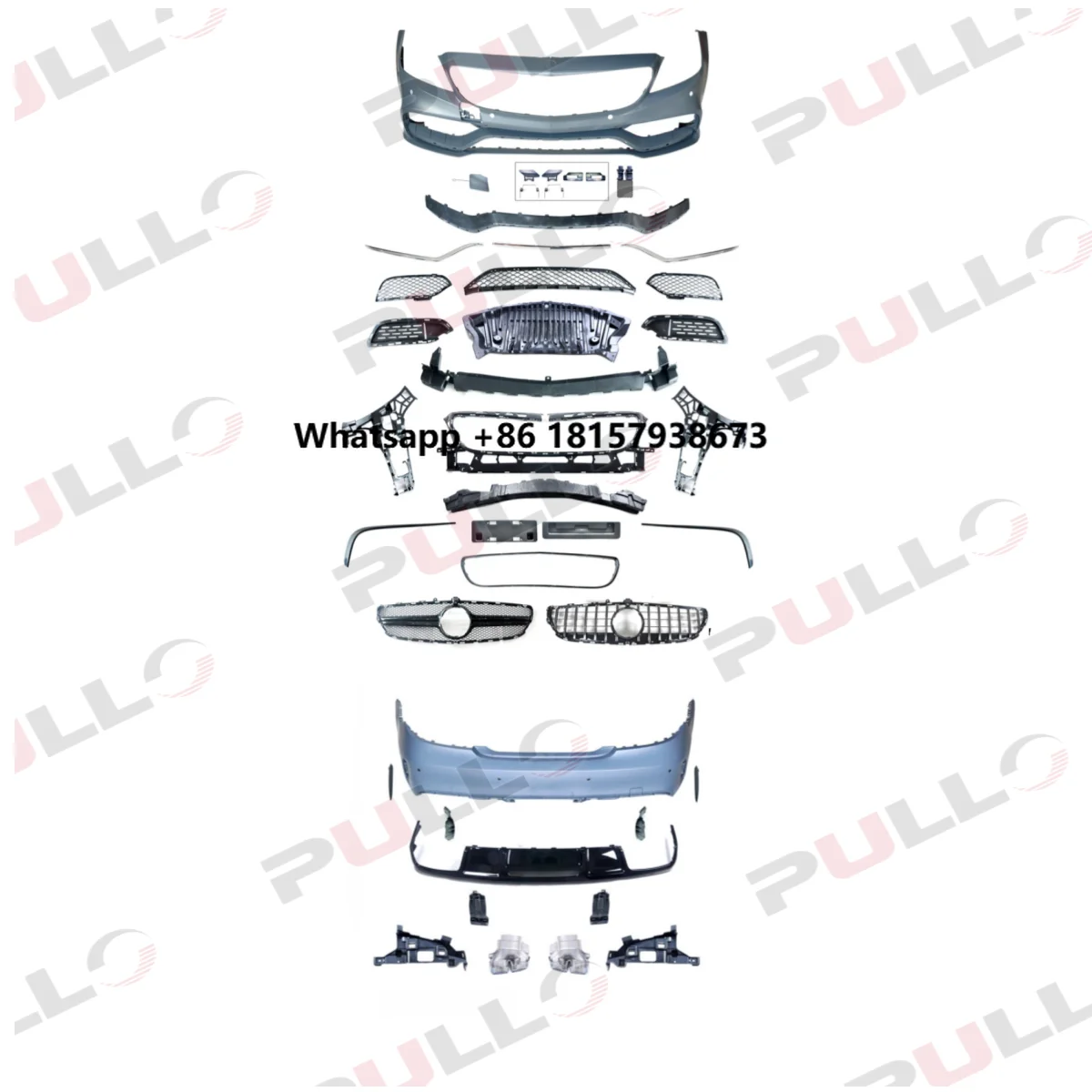 

Car Modified Bumpers of CLS63 AMG Style Body Kits for Benz W218 2015-2018 Include Front and Rear Bumper