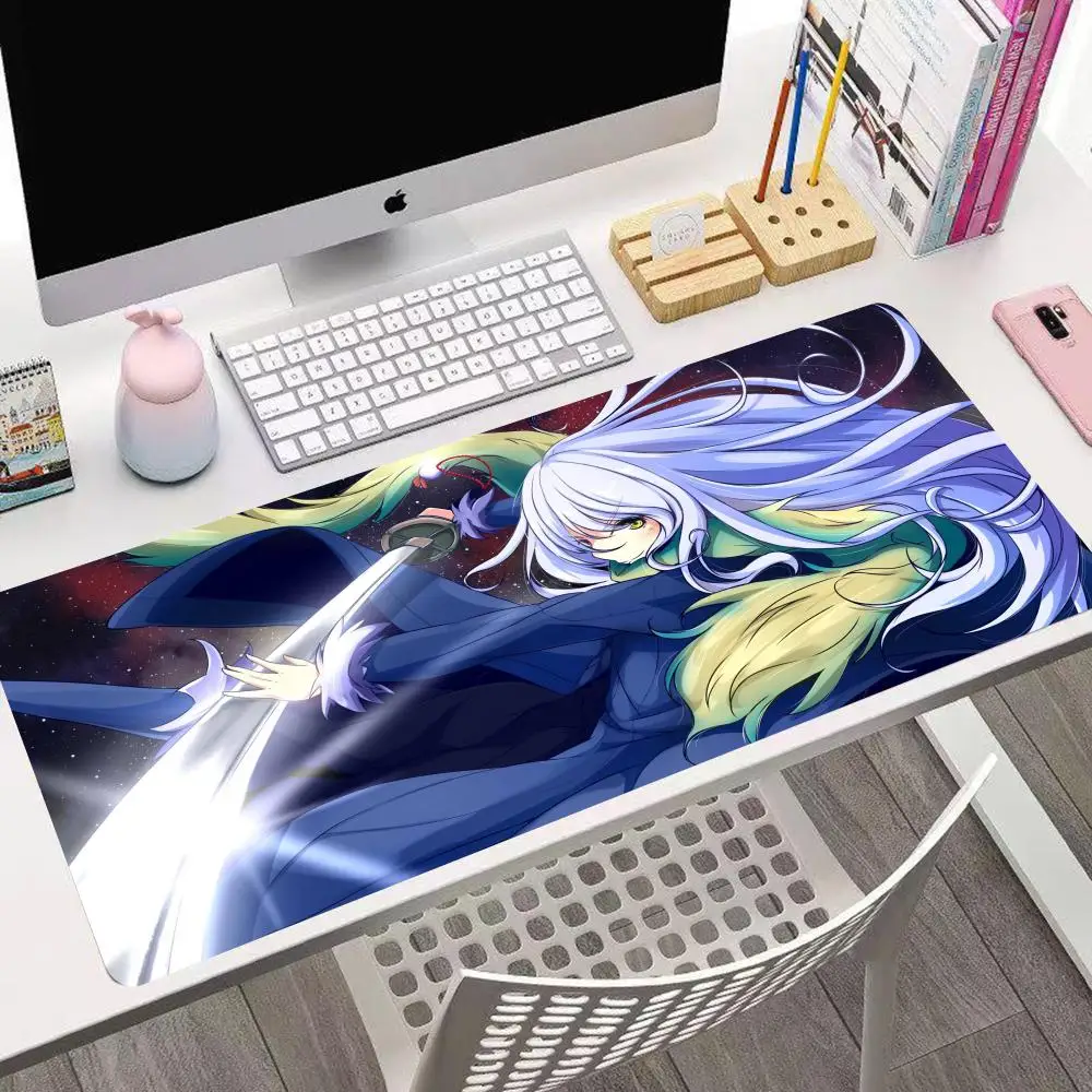 A Slime Mouse Pad Desk Mouse Pad Cute HD Desk Pad Extended Gaming Keyboard Mats Large XXL Gamer Mousepad 90x40