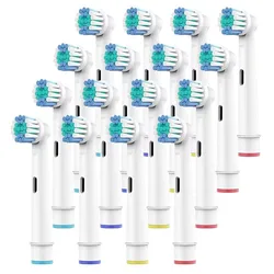 4/12/16/20 Pcs Electric Toothbrush Replacement Brush Heads Compatible with Oral-B Braun Professional - Soft Bristles Dental Care