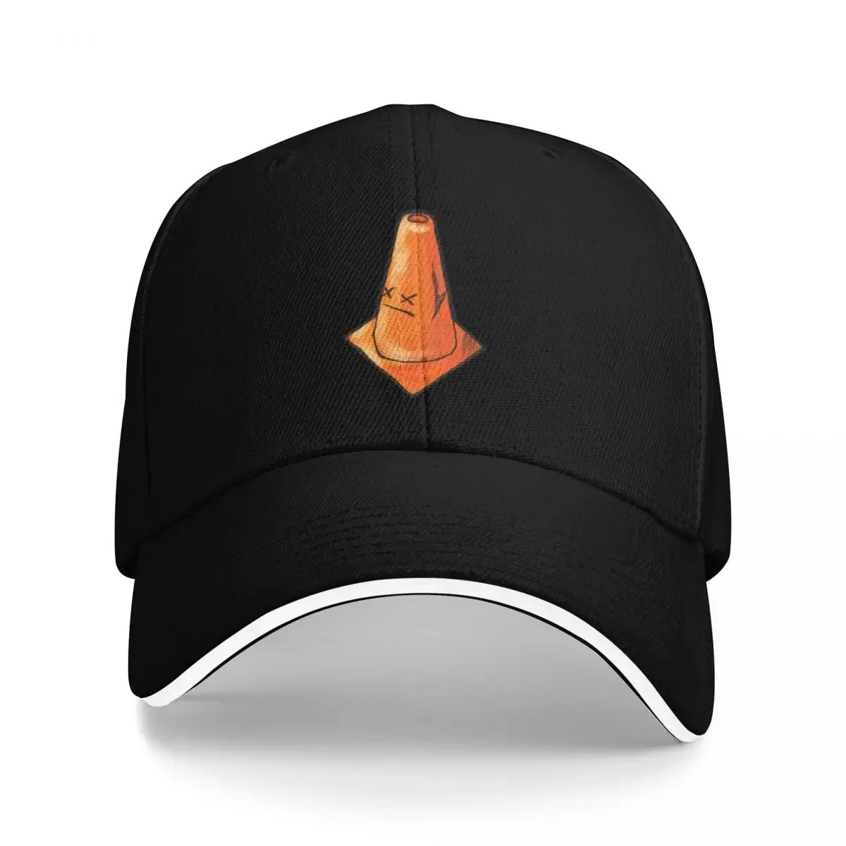 2026 New Distressed Traffic Cone Baseball Cap Uv Protection Solar Hat Beach Outing designer cap Women's Golf Wear Men's