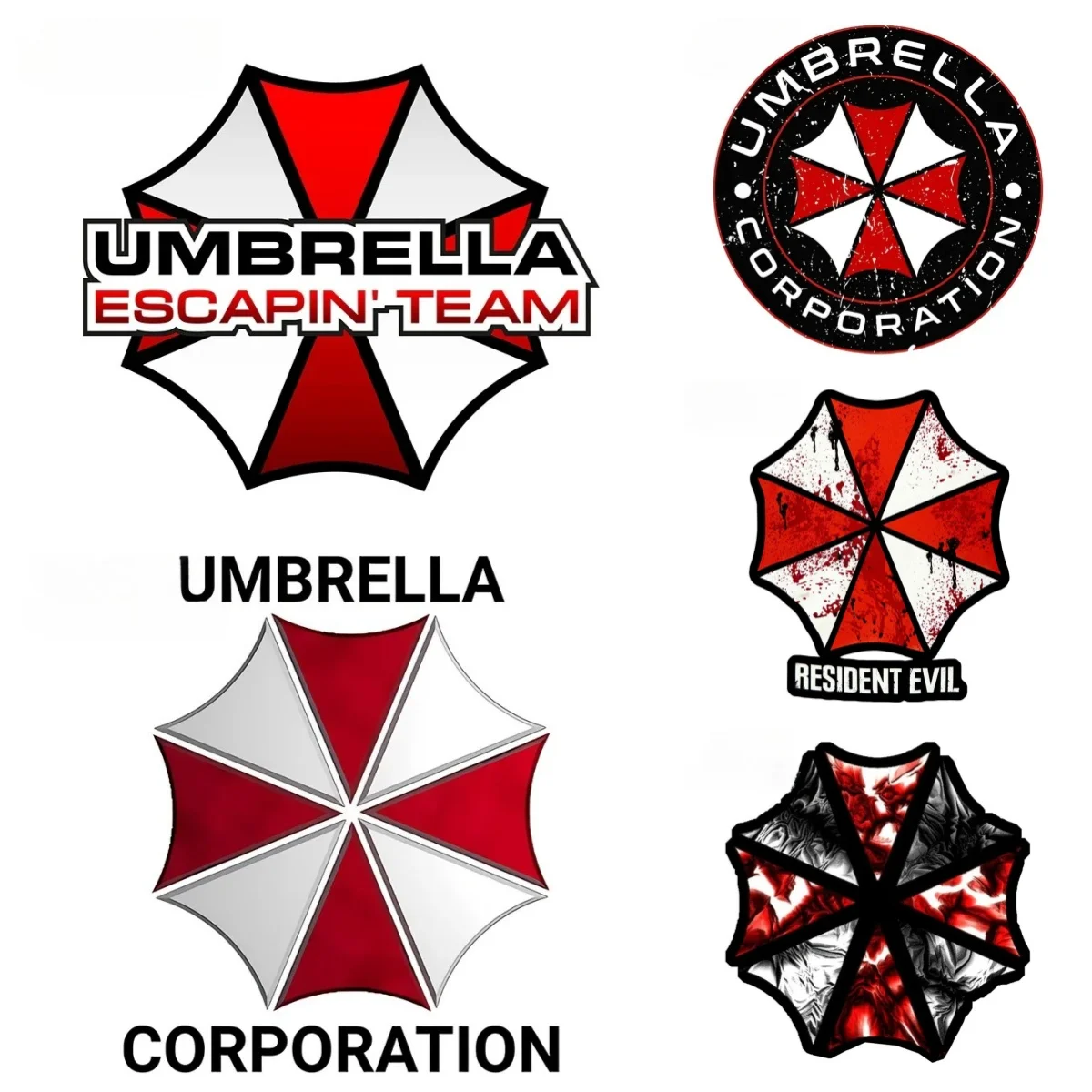 

Personality Umbrella Corporation Car Sticker Stay Away Glass Window Body Decoration Waterproof Vinyl Decal Decoration