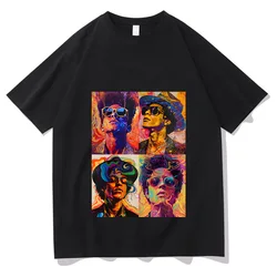 Pop Bruno Mars T-shirt Graphic Printing Classic Trend Cotton Tee-shirt Short Sleeve Grunge Punk Tshirt Sudaderas Soft Tees