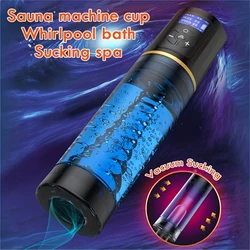 Automatic Vacuum Penis Enlargement Extend Pump with Suction Modes Men Sex Toys 10 Thrusting & Rotating Quiet Penis Enlargement