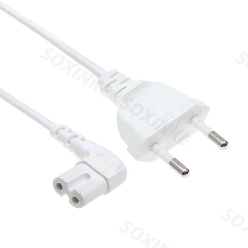 

Удлинительный кабель переменного тока для Samsung Philips Sony LED TV EU Euporean 2-контактный разъем для IEC320 C7 Рисунок 8-угольный адаптер