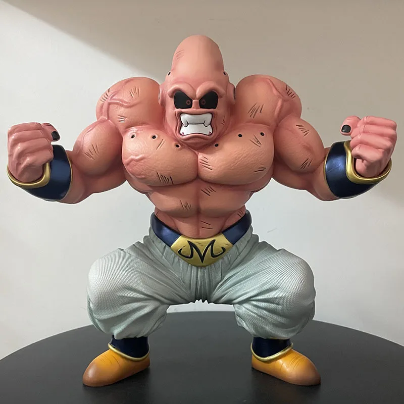 Figura de acción de Dragon Ball Z Majin Buu, Manga DBZ Boo, figura de PVC de 24cm, colección de estatuas de Anime Buu GK, modelo de muñeca, juguetes, regalo para niños